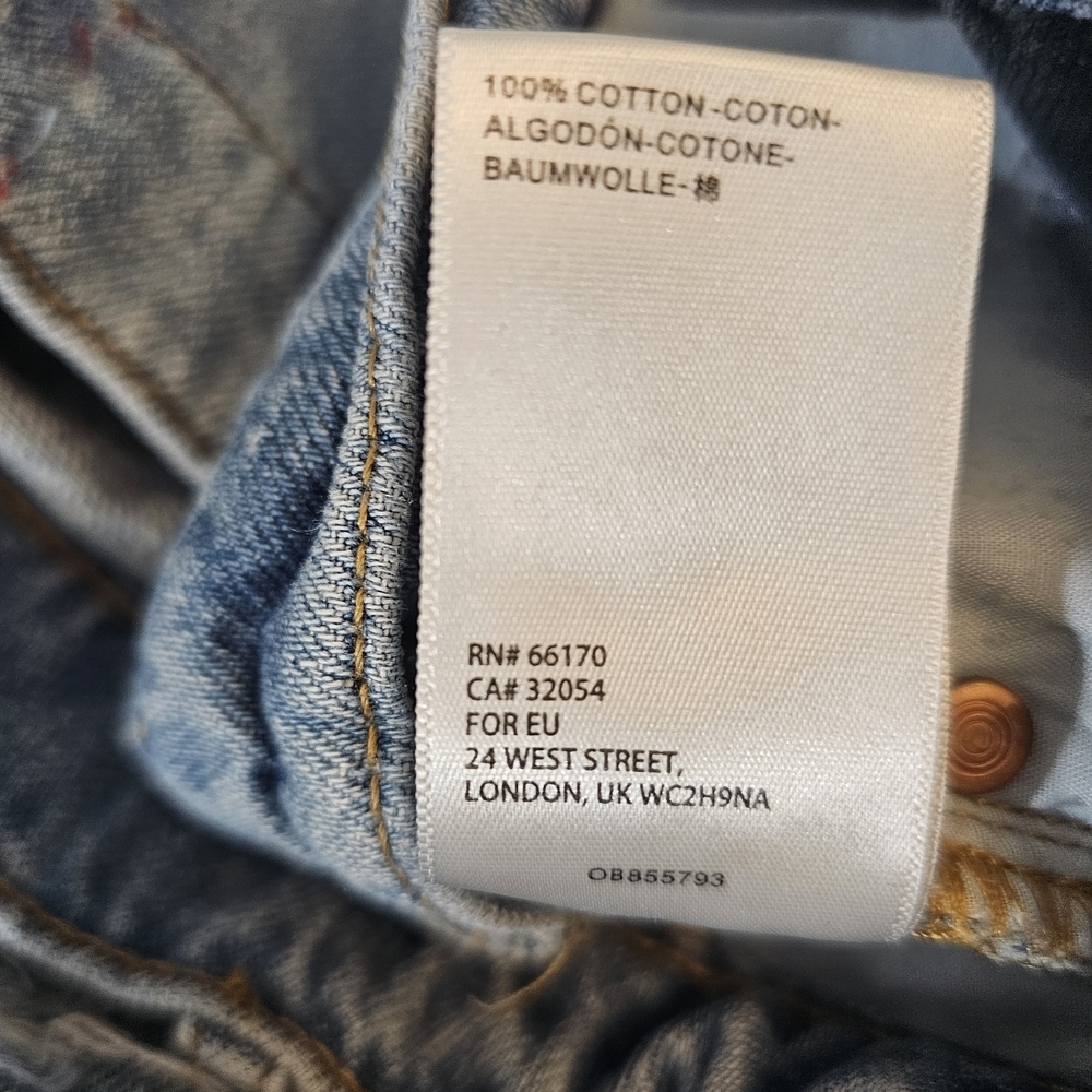 BDG Jeans 26 Blue Slim Straight Distressed - Picture 10 of 10